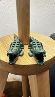 LEGO / 2x Alligator / Dark Green