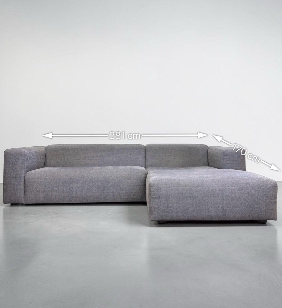 Sofas: SITS ECKSOFA AUS HELLGRAUEM STOFF – D'occasion à Bachenbülach par Sofalab.swiss 9