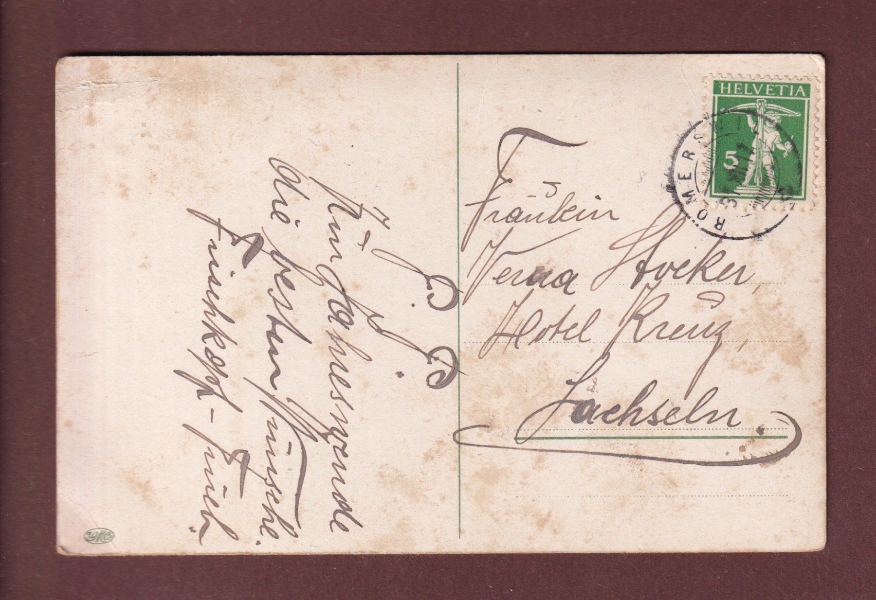 Cartoline postali: LUNGERN - Kirche - 1917 // Eckbüge // – Usato da Pully venduto da nicecards-shop 1