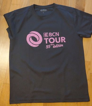 T-shirt technique BCN Tour 35e édition - Taille L, parfait!