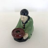 Veilleuse porcelaine brûle parfum Aladin France "Chinois"