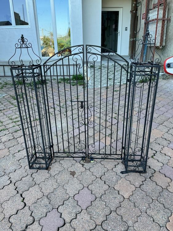 Luxus Gartentor Metall Gebraucht Bild