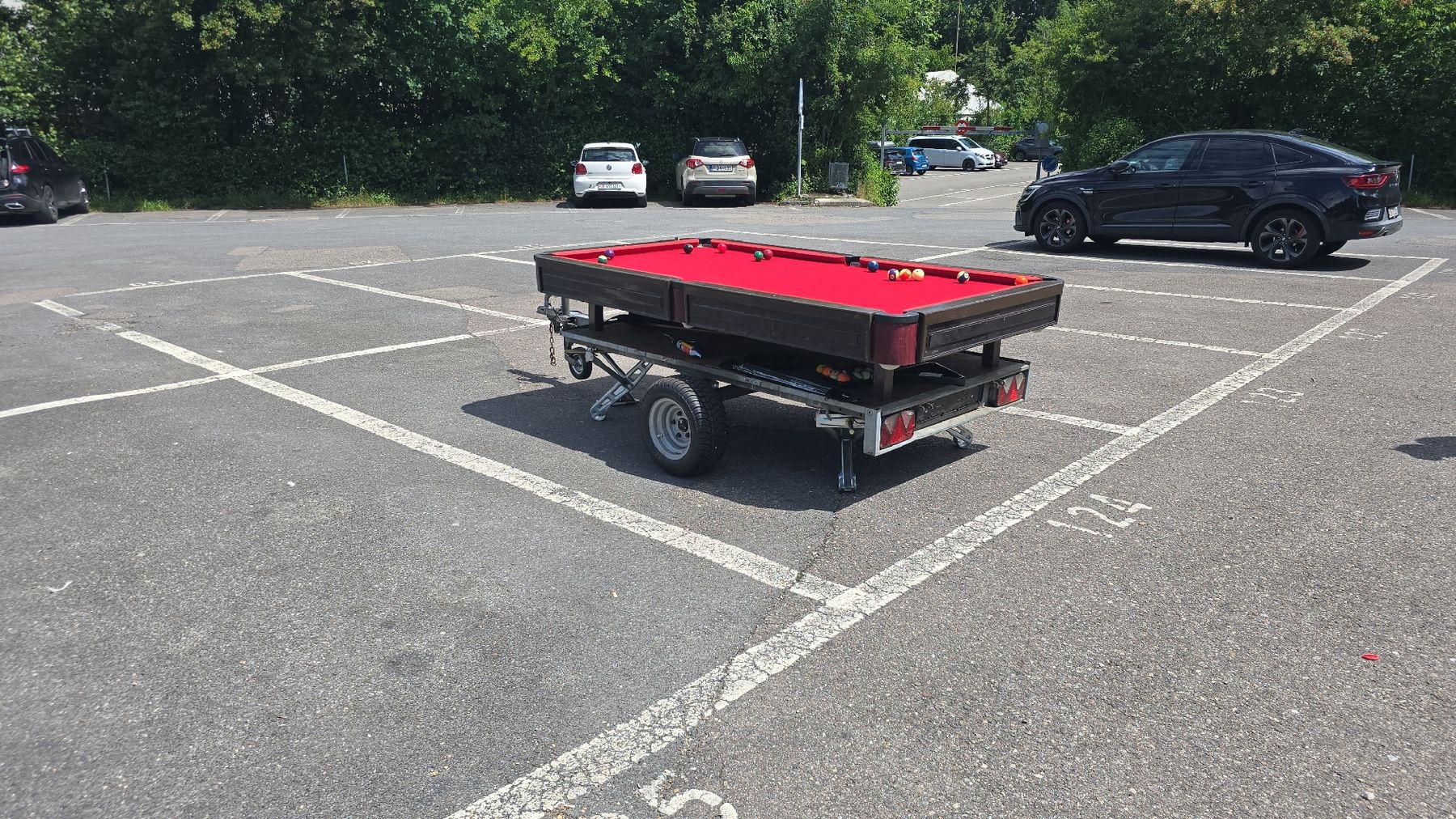 Humbaur Rimorchi: Billardtisch Anhänger 750kg – Usato da Gossau ZH venduto da ang_q8bj 2