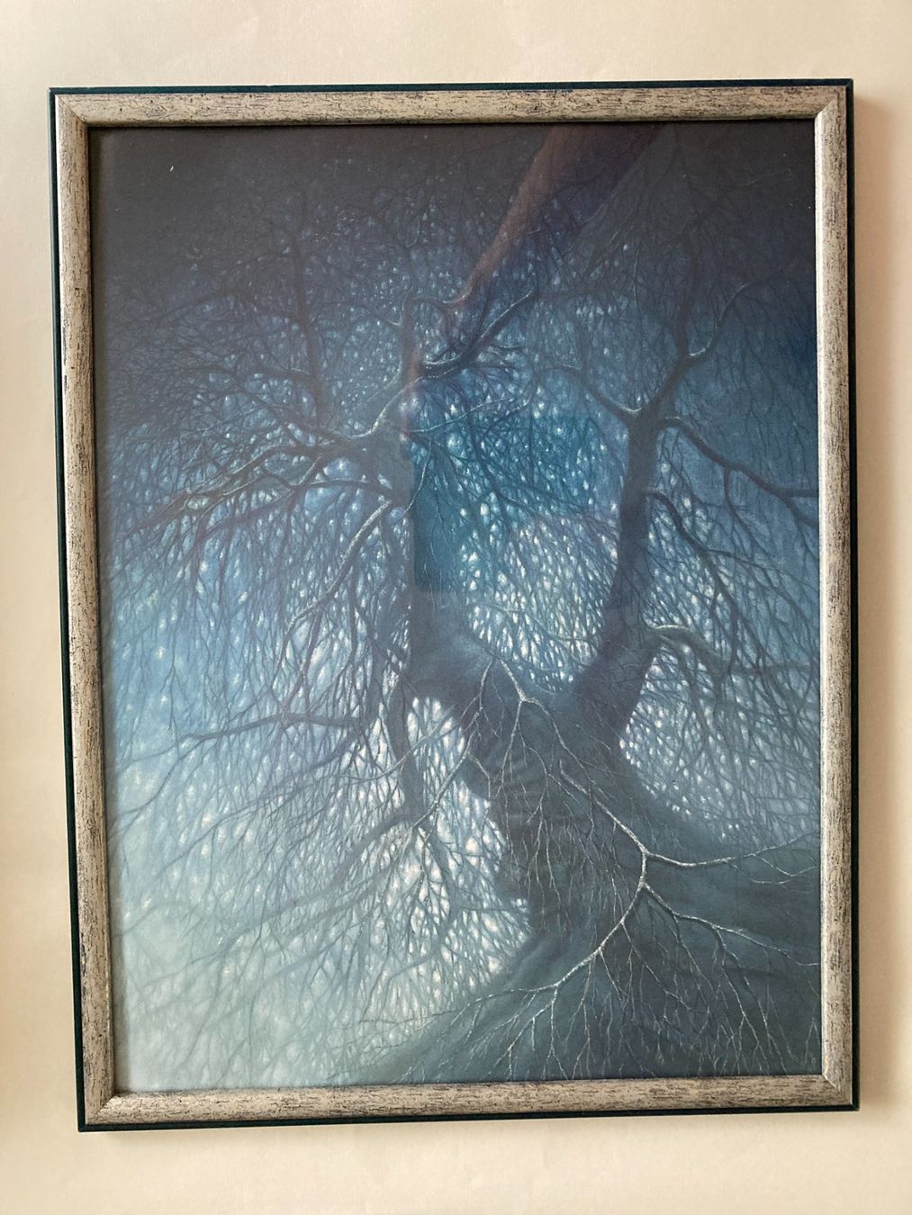 Foto & Immagini: FRIEDRICH  HECHELMANN   Kunstdruck  BAUM  Holzrahmen  / Glas – Usato da Subingen venduto da ArtBead 4