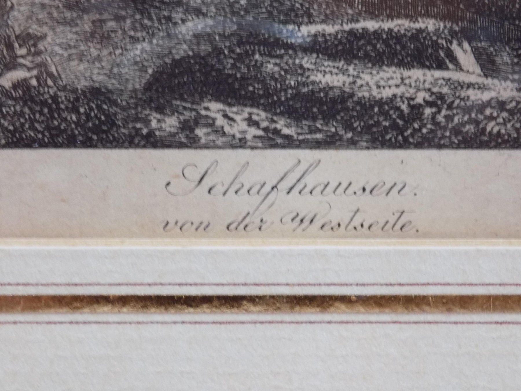 Incisioni: Schaffhausen Goldrahmen – Usato da Risch venduto da Rischli15 3