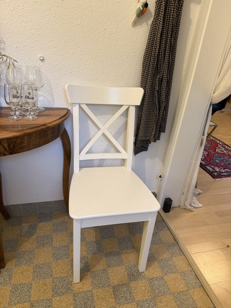 Ikea Stühle: IKEA INGOLF Stuhl weiss – Gebraucht aus Zürich von Elisabeth_Lefebvre 1