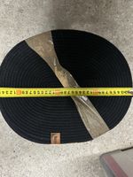 Black oval placemats - New