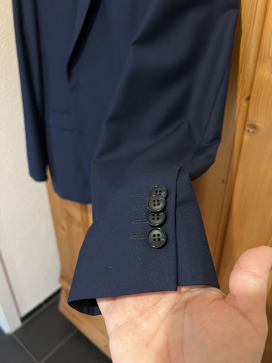 Sakko Completi: Edles blaues neues Sakko Gr. 54 – Nuovo (secondo la descrizione) da Bonaduz venduto da Malves10 2