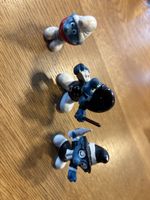 3 Figuren Schlümpfe gebraucht