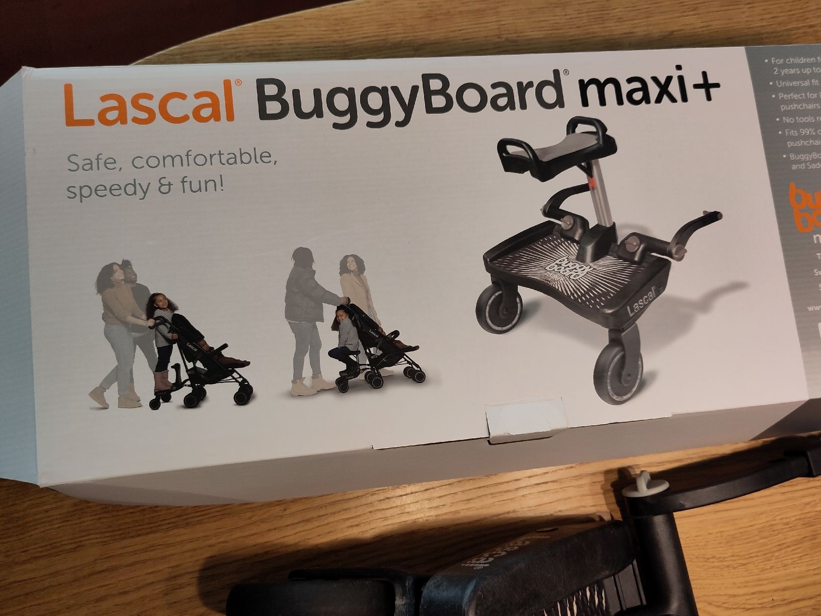 Lascal Accessori per carrozzine: Lascal BuggyBoard maxi+ mit Sattel, gut erhalten – Usato da Lufingen venduto da Velutluna