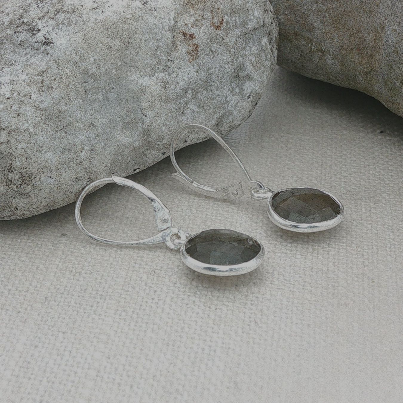 Olga Ribler Orecchini pendenti & Orecchini a lobo: Ohrringe 10 mm Labradorite Sterling  Silber 925 – Nuovo (secondo la descrizione) da Luzern venduto da Schmuckoutlet 4