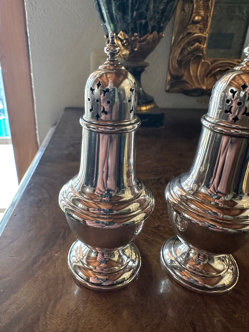 Set di piatti: Gorham Sterling Silber  paar Pfefferstreuer Amerika.....925 – Usato da Saas im Prättigau venduto da norman02 1