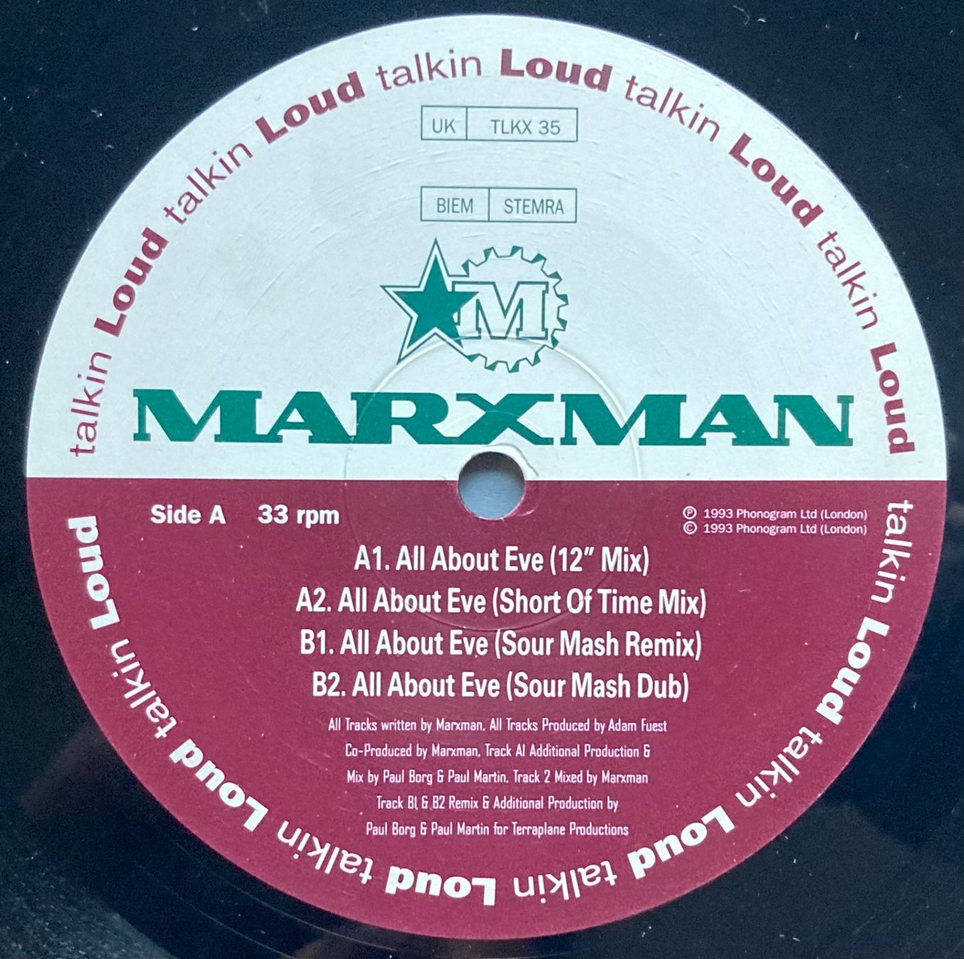 Schallplatten: MARXMAN - ALL ABOUT EVE – Gebraucht aus Poliez-Pittet von Newtown-Records 2