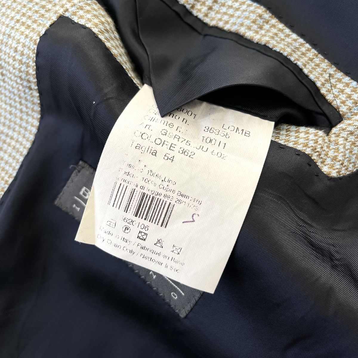 Giacche: BRIAN & BARRY by Fratelli Ormezzano Linen Jacket – Nuovo (secondo la descrizione) da Emmen venduto da Avviivva_Com2023 7