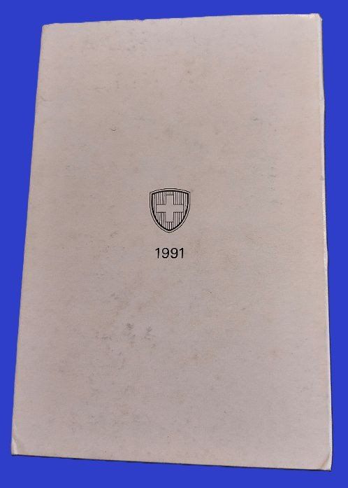 Tutti le monete: CH - Münzsatz 1991 pp – Nuovo (secondo la descrizione) da Arch venduto da repros