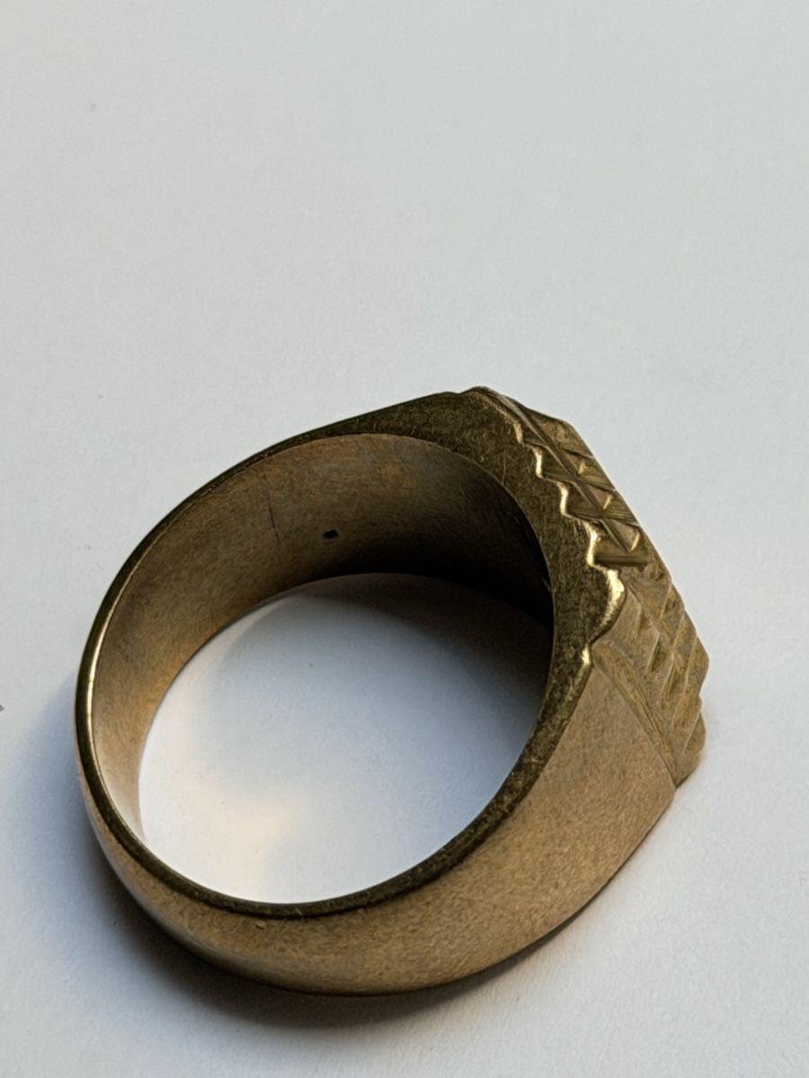 Anelli: Bague chevalire dorée 14.14g vintage – Usato da La Tour-de-Trème venduto da Ahamaya 6