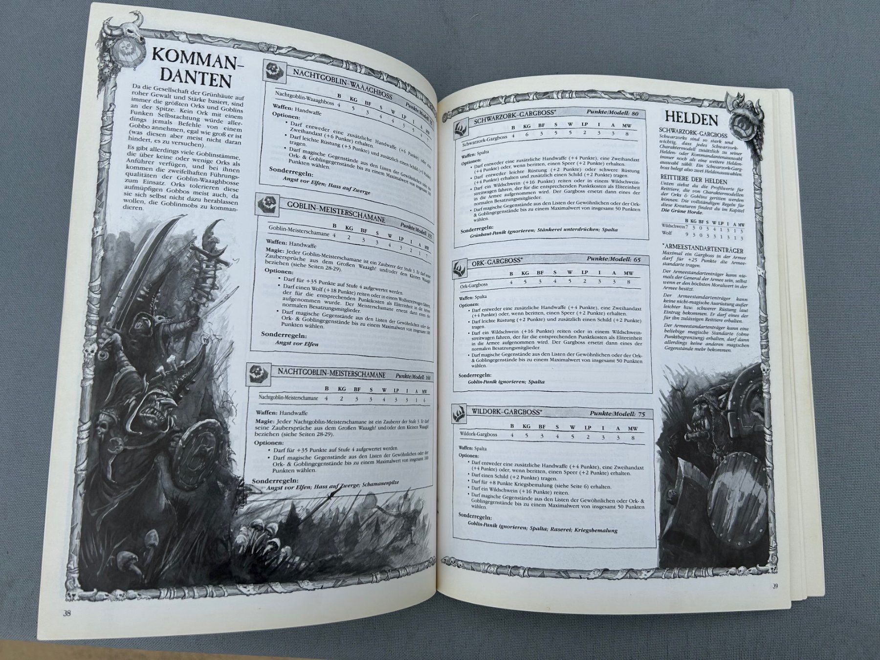Libri: Warhammer - Armeebuch Orks & Goblins - 6. Edition - Deutsch – Usato da Biberstein venduto da Lou13lou 2