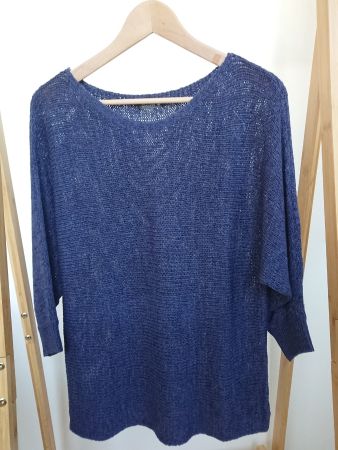 Damen Pullover Chicorée Gr. L Dunkelblau