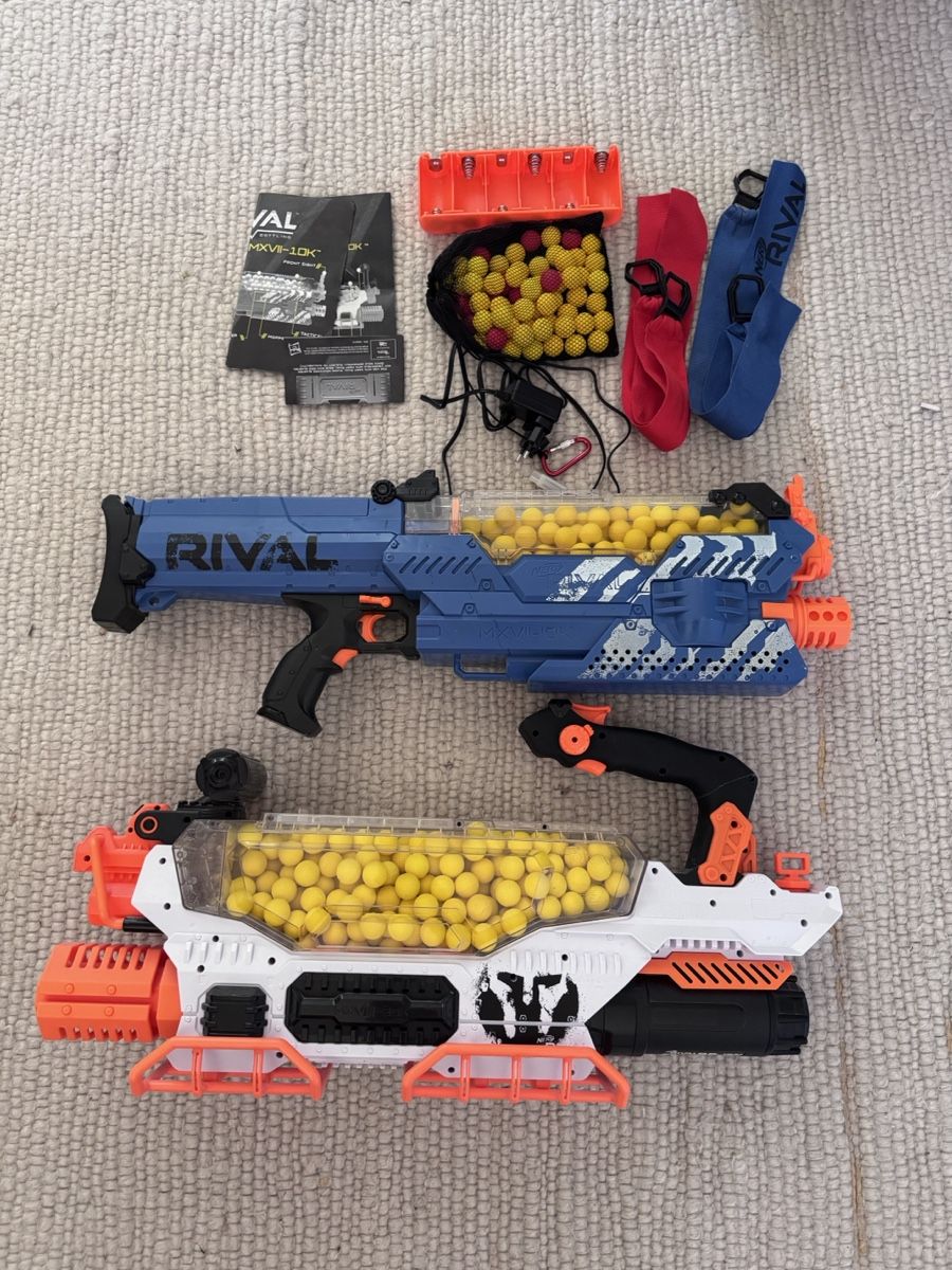 Nerf Spielzeuge: SELTENE Nerf Rival Blaster mit Akku und Extra Bällen – Gebraucht aus Oberdorf SO von liam_ccc