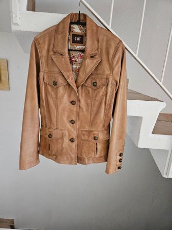 Lederjacke SAKI Collection  - Farbe Camel - Grösse S