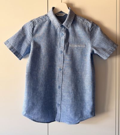 Tolles H&M Hemd, hellblau, Grösse 122/128, Sommer, Neuwertig