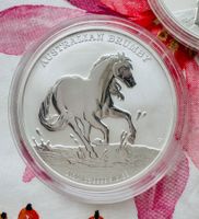 1 oz Silber 9999 Brumby 2020 1.Ausgabe Pferd Australien TOP