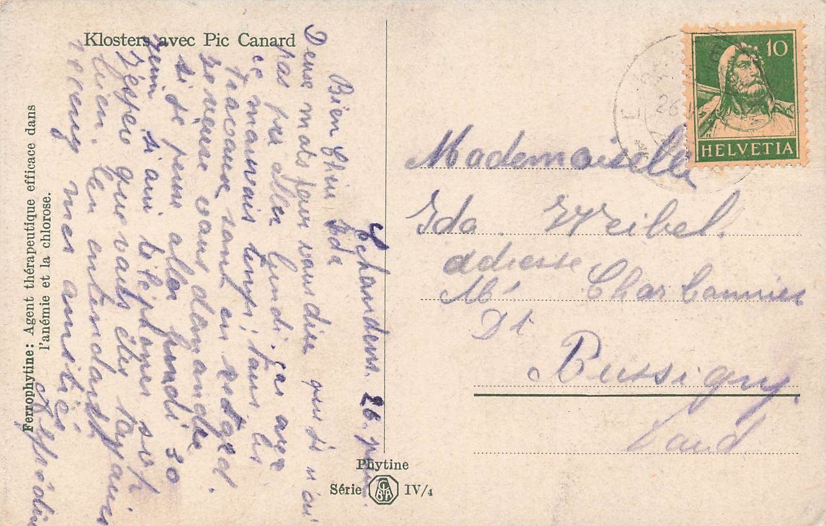 Cartoline postali: Klosters – Usato da Biasca venduto da Blenio71 1