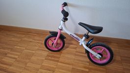 Laufrad Cruiser weiss pink Kinderfahrrad guter Zustand