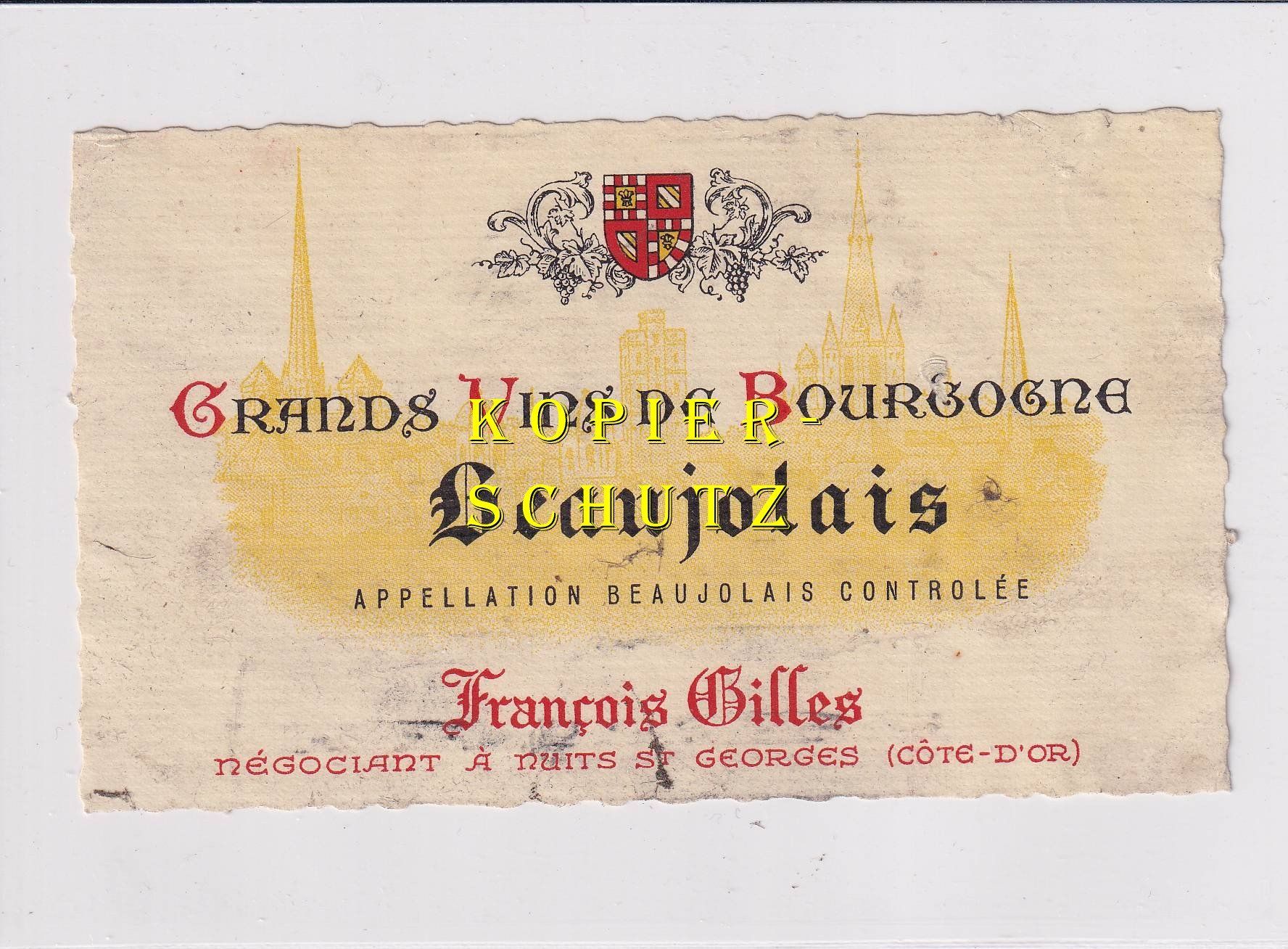 Carta: Etikette - Beaujolais /bd – Usato da Hombrechtikon venduto da Rudolf07