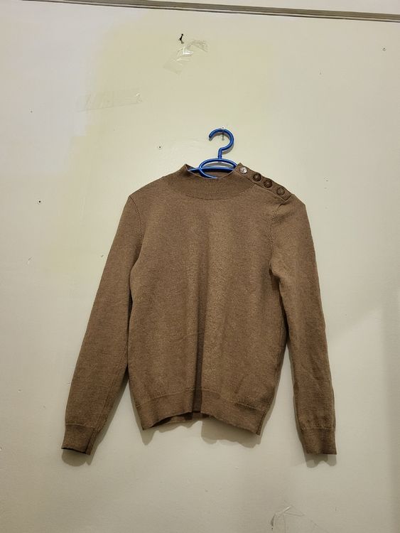 Pull Femme HEKLA & CO - Marron, Taille M, Mélange Laine Mérinos 48% Et Cachemire 7%, Occasion Parfait état