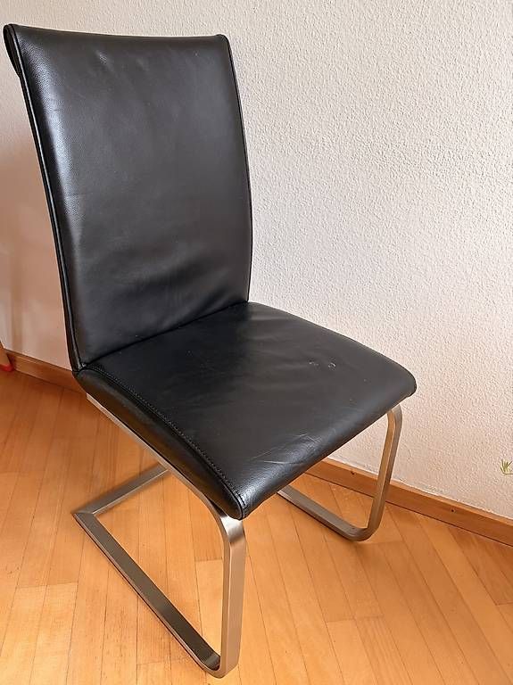 Livique Sedie: 8x Freischwinger Lederstühle (gebraucht) – Usato da Zürich venduto da di_con