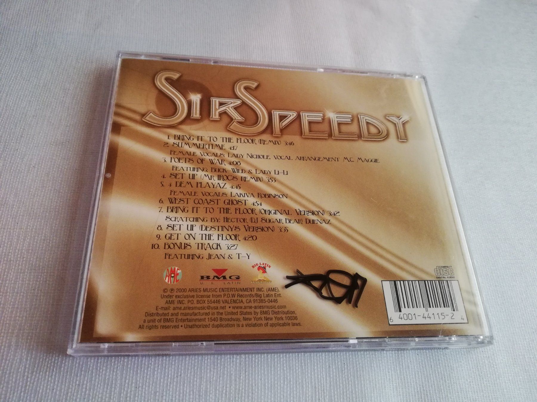 CDs: SIR SPEEDY FEATURING GRINCH – Gebraucht aus Bern von Vinylsound.ch 1