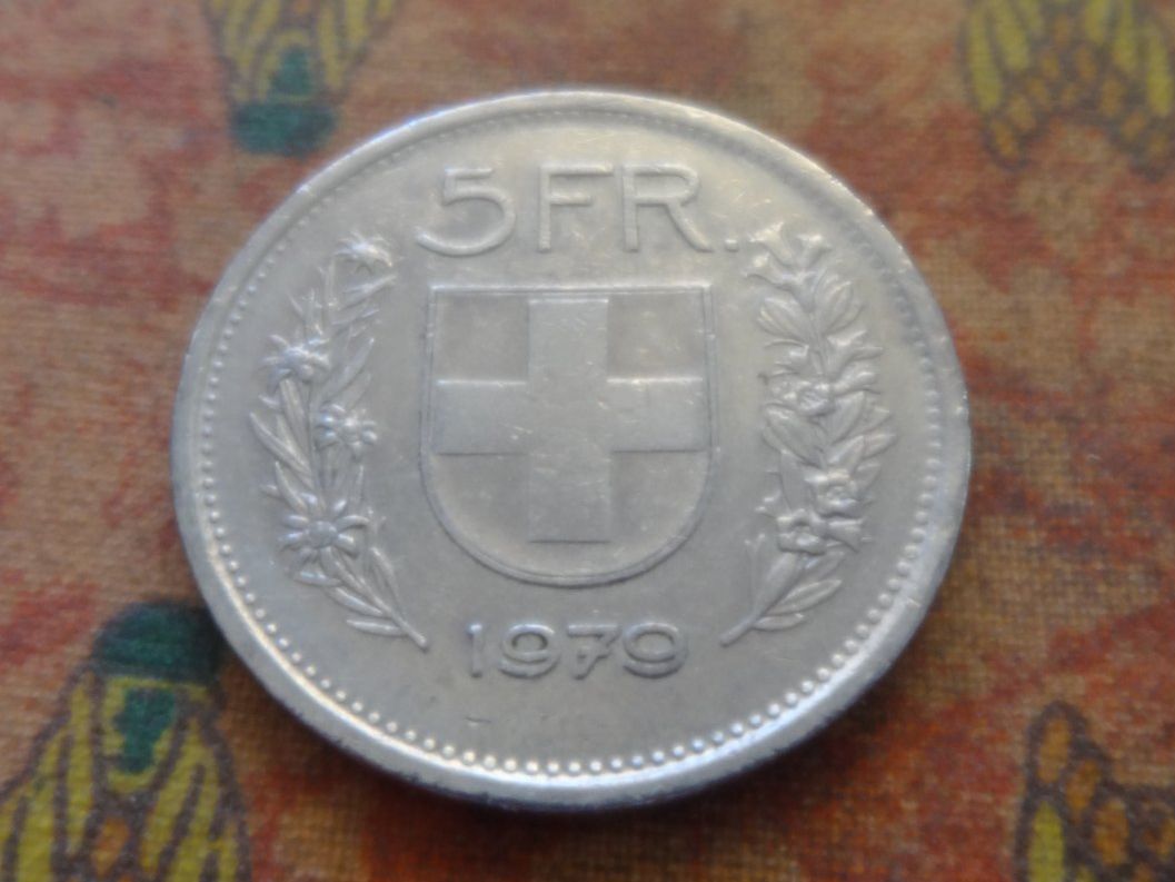 Tutti le monete: 5 Fr. 1979 – Usato da Romanel-sur-Lausanne venduto da Swift13