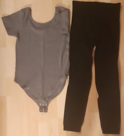 Damen Leggings + Body, Gr. M, Marke: ICIW + CHICOREE