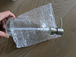 Seifenspender aus Glas nie benutzt