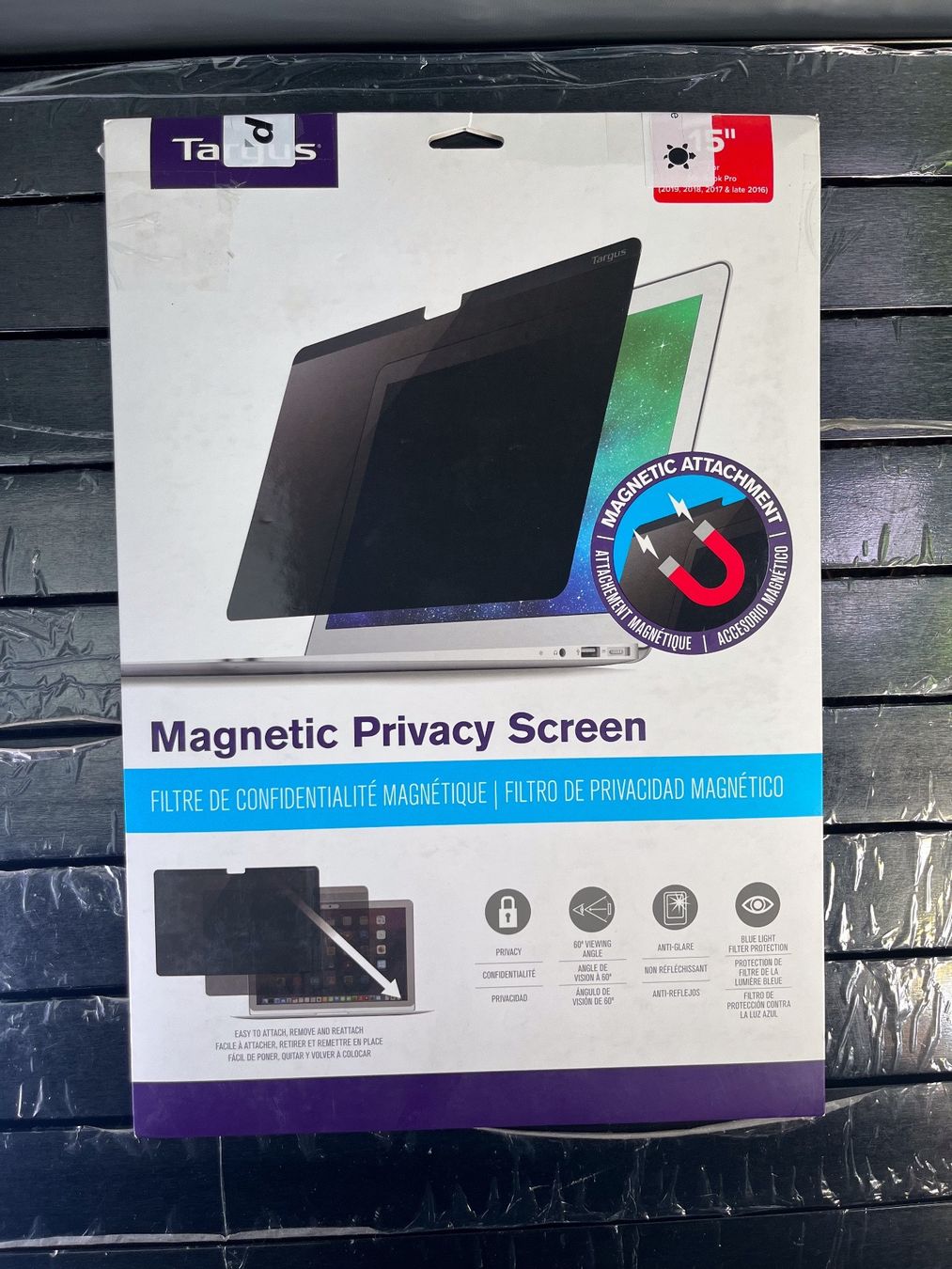 Monitor: Targus ASM154MBP6GL 15.40" Bildschirm-Datenschutzfilter Mac – Nuovo e nell'imballaggio originale da Tafers venduto da JP911 4