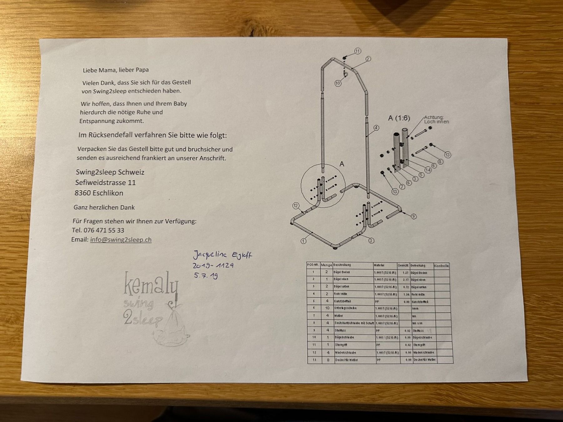 Altre altalene da giardino: Swing2sleep Kemaly – Usato da Adlikon venduto da raphael-egloff 4