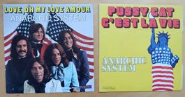 ANARCHIC SYSTEM - 2 VINYL SINGLES (VG+)