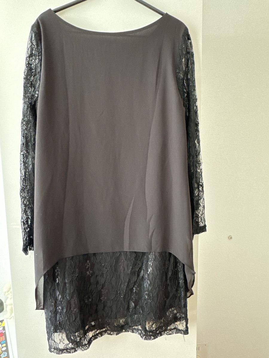 Vestiti: Schickes schwarzes Abendkleid Floryday, Gr. L, mit Spitze – Nuovo (secondo la descrizione) da Huttwil venduto da graesihu 4