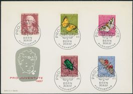 1957 - Pro Juventute - FDC ET
