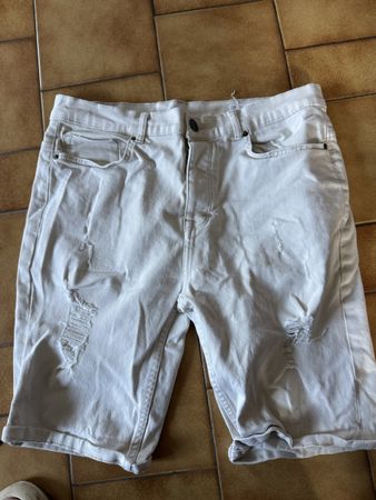 Short d'été Denim Co, taille 42, couleur crème kilyan