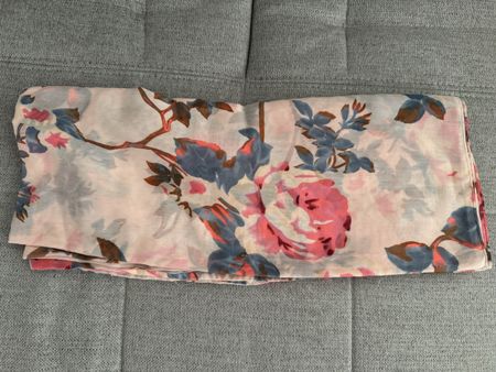 🌸 Sommerlicher Blumen-Schal, leicht & luftig, neuwertig 🌸