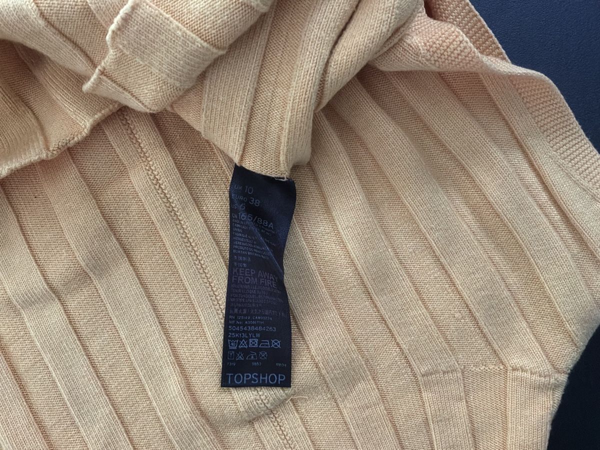 Topshop Tops: Sonnengelbes Strickshirt TopShop, ärmellos - SOMMERAKTION – D'occasion à Bremgarten AG par Belana0 3