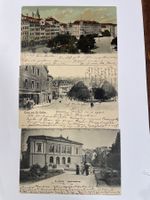 Lot antike Postkarten, St. Gallen frankiert 3 Stück