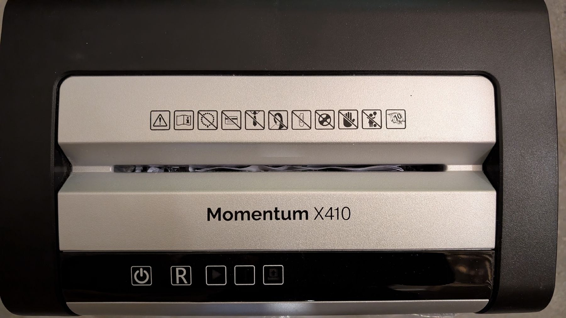 Rexel Distruggi documenti: Déchiqueteuse REXEL Momentum X410 – Usato da Lutry venduto da Tronix27 1
