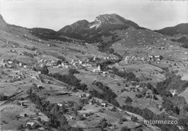 Amden SG // 1955 Flugbild Dorf Gulmen