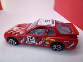 Porsche 924 Turbo - "BOSS" - rot 25 - Bburago . KULT