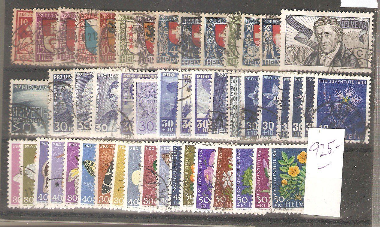 Alle Briefmarken: PJ 49 gute Werte gest. – Gebraucht aus Lausanne von Whorvath