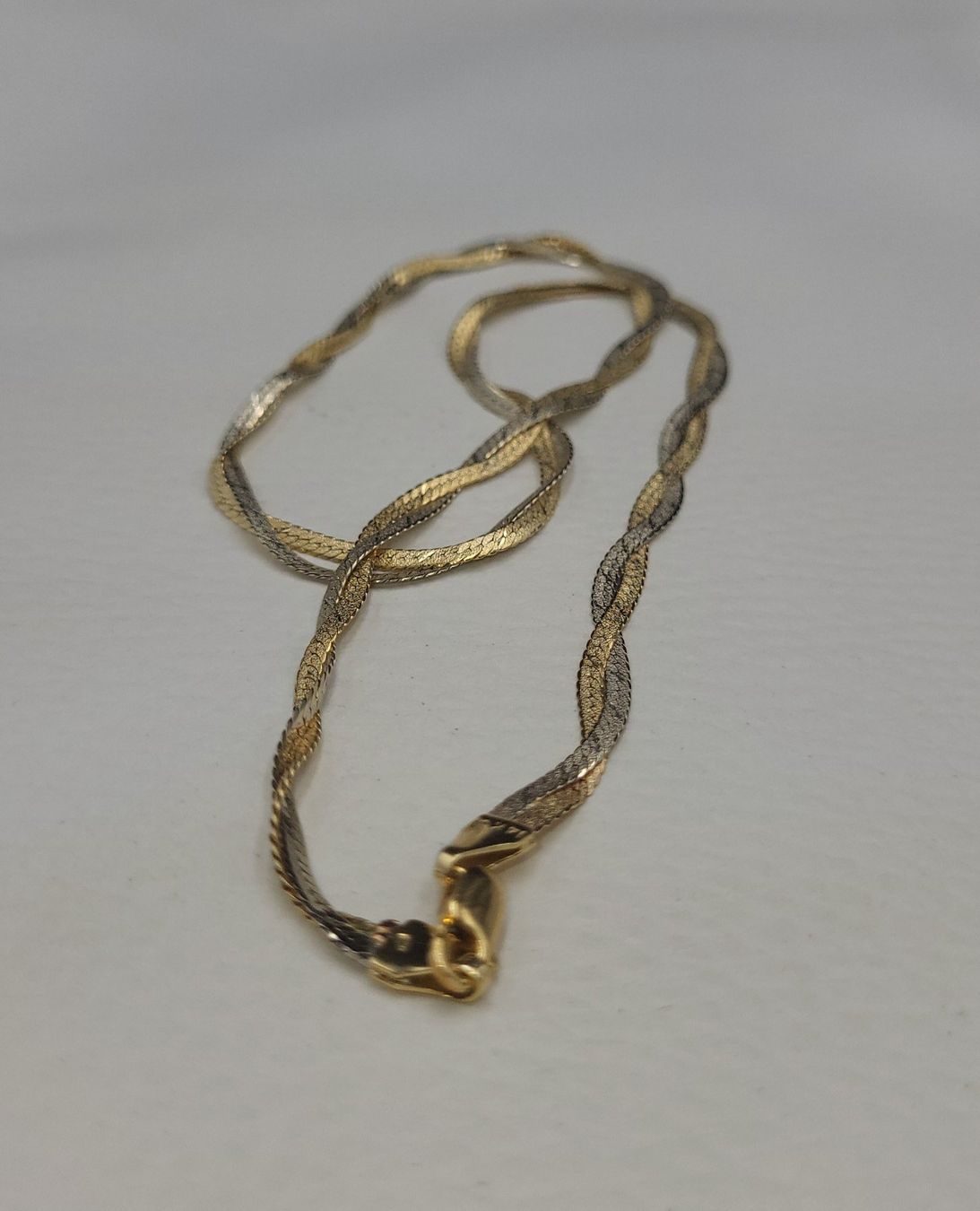 Catenine: Gold 585 Bicolour Collier – Usato da Wald ZH venduto da Dasilver 7