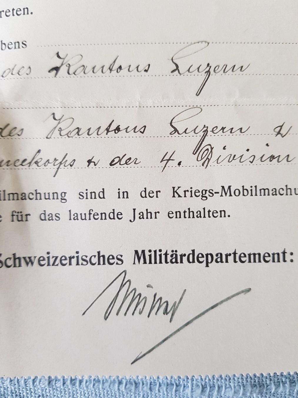 Autografi: Eduard Müller, 33. Bundesrat, Original-Autogramm, Bern – Usato da Wikon venduto da Funkfreak75 1